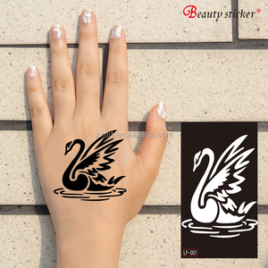Flor dibujo stencil alas Tatuajes Diseños de dragón diseño de la mezcla, al por mayor reutilizable plantillas brillo del tatuaje - Product Image 2