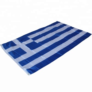 <span class=keywords><strong>Pas</strong></span> <span class=keywords><strong>cher</strong></span> Polyester Impression Soie Suspendus Drapeaux de Pays 3X5ft Grèce Drapeaux - Product Image 5