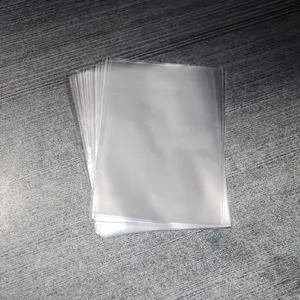 De plástico transparente 2mil PE bolsa de plástico plana de embalaje de alimentos y