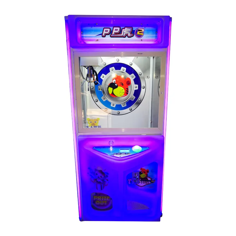 Plüsch tier Taradise Crane Game Machine Zum Verkauf | PP Tiger Plastic Arcade Claw Crane Game Machine