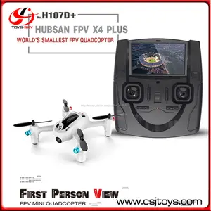 FPV drone Hubsan H107D FPV X4 Artı 4CH 2.4 GHz Uzaktan Kumanda FPV Quadcopter