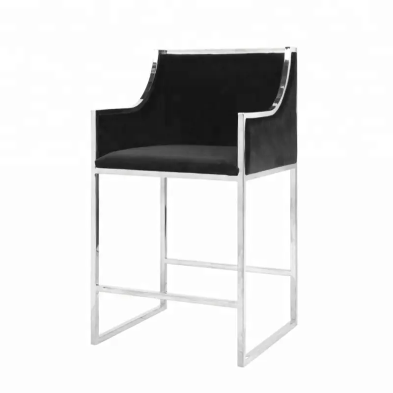 منتجات جديدة عالية الجودة قطع أثاث لغرفة الطعام الإيطالي تصميم Dhairs/النحاس كرسي طويل الساق