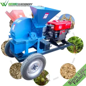 WEIWEI Mô Hình 420 Công Suất 1T Gỗ Chipper Búa Mill Poplar Cây Cắt Long Não Cây Chipper