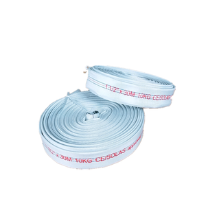 1.5 इंच रबर लाल मार्कर लाइनों सफेद आग नली उद्यान पानी की नली - Product Image 6