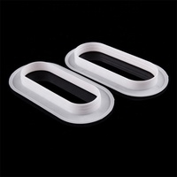 Poignées d'accessoires en plastique, sac d'emballage poinçon poignées en Carton boîte en Carton PP Durable Logo personnalisé 7g