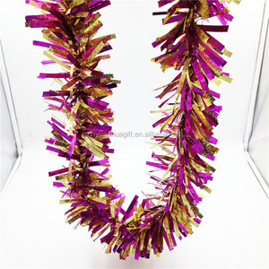 De Navidad al aire libre de cable color mezclado oropel garland - Product Image 5