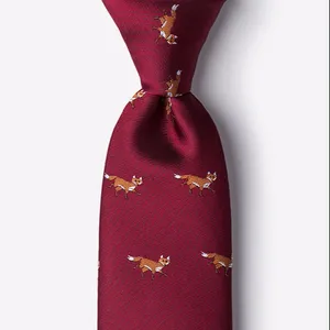 Gravata de pescoço de seda personalizada, 100% qualidade negócios