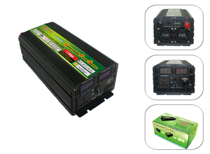 Inversor automático de interruptor, dc12v a ac220v, 1,<span class=keywords><strong>5</strong></span> kW, 3000W, con cargador, modelo Taiwán, envío gratis - Product Image 6