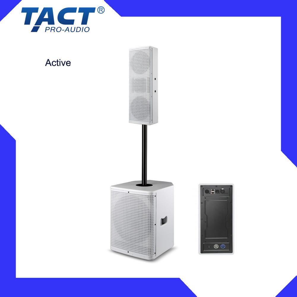 Double Active 6 inches and 12 inch subwoofer line array column