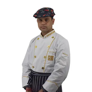 Sombrero de chef para Hotel, gorro de trabajo con boina delantera, para café, restaurante occidental, camarero, pirata