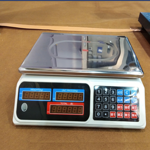 Báscula de acero inoxidable LED/LCD, 30kg, para supermercado, fruit market, ACS-268B - Product Image 1