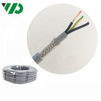 Flexible de alambre de cobre estañado trenzado revestido 3x1! 5mm2 2.5mm2 eléctrico Cable de alimentación