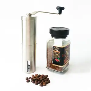 Yüksek kaliteli paslanmaz çelik ile sıcak satış manuel kahve değirmeni tek el kahve çekirdeği değirmeni