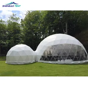 10 m Geodetische Koepel Tent Luxe Aangesloten Camping Dome Tent Te Koop