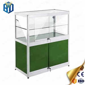 Vitrine de <span class=keywords><strong>pharmacie</strong></span> en verre - <span class=keywords><strong>Armoire</strong></span> de rangement pour médicaments avec étagère vitrée et portes en verre trempé verrouillables - Product Image 4