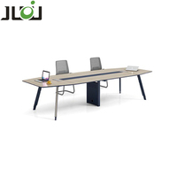 Table de réunion modulaire Table de conférence Mesa Reuniones Mobilier de bureau blanc Bureaux Bureaux modernes Meubles de bureau en bois