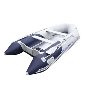 High quality pvc heavy duty inflatable boat, 2-person rowing boat for sale