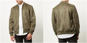 Winter Fashion Custom Design Leather <strong>Suede</strong> Bomber <strong>Jacket</strong> for <strong>Men</strong> - Product Image 3