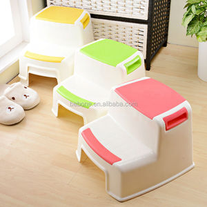 Enfant PP anti-dérapant salle de bain meubles de maison en plastique 2 étape bébé chaise de bain enfants tabouret - Product Image 1
