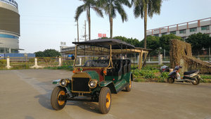 <span class=keywords><strong>Voiture</strong></span> électrique <span class=keywords><strong>vintage</strong></span> 8 places avec porte-bagages pour hôtel et complexe hôtelier - Product Image 5