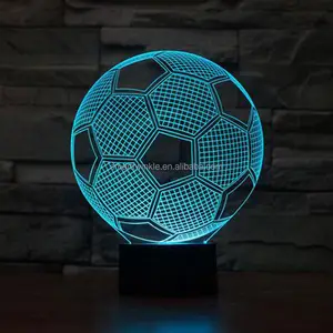 Extérieur tostl — lampe LED 3D en acrylique, illusion créative, éclairage d'ambiance, luminaire innovant pour boule de Football, nouveau modèle