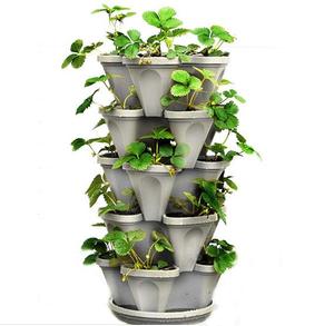 आधुनिक हाइड्रोपोनिक स्टैकिंग खड़ी फूल बर्तन - Product Image 2