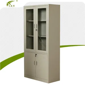 Steel office furniture modern iron filing cabinet with shelf price