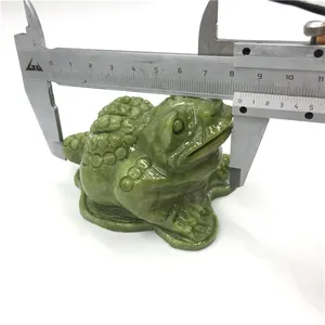 Fengshui Decor Money Frog and Toad Lucky Jade Toad For Wealth