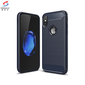 Tpu Cassa Del Telefono Delle Cellule Per Il <span class=keywords><strong>Iphone</strong></span> <span class=keywords><strong>X</strong></span> 8 Plus 7 Plus, per <span class=keywords><strong>Iphone</strong></span> <span class=keywords><strong>X</strong></span> Cassa Della Fibra Del Carbonio Red Antiurto - Product Image 3