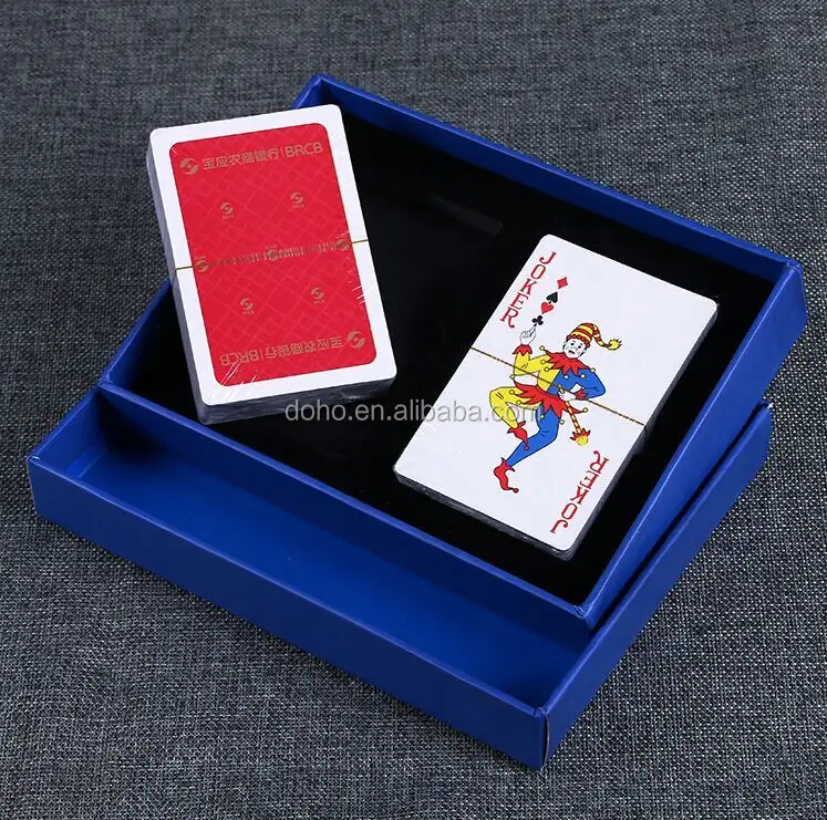 Personalizzato carta da gioco e dadi set Commercio All'ingrosso gioco di carte da Poker da gioco Resistente Al Calore Lucido mini carte da gioco --- DH20569