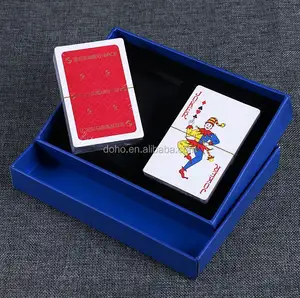 Set Kartu Permainan dan Dadu Kustom Grosir Kartu Permainan Poker Bermain Tahan Panas Kartu Bermain Mini Glossy --- DH20569