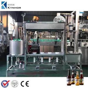 Micro brewery equipment manual glass bottle beer filling capping machine