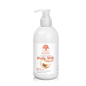 Arganmidas Groothandel Biologische Shea Boter Bodylotion Hydraterende Voedende Hydratatie Body Cream Voor Dames