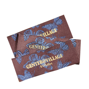 Etichetta Tessuta Personalizzata per Lingerie, Abbigliamento in Jeans, Etichetta Privata per Capi d'Abbigliamento, Etichetta Damascata per Collo, Etichetta per Camicie con Logo da Cucire - Product Image 4