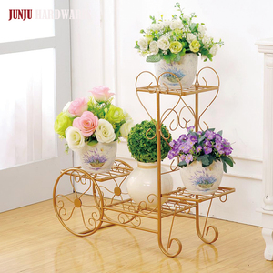 Support de <span class=keywords><strong>plante</strong></span> en <span class=keywords><strong>acier</strong></span> pour coin de salon, pot de fleurs en métal noir avec deux roues arrière - Product Image 6