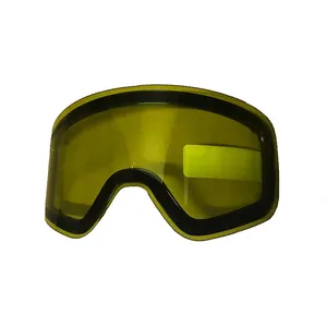 Ski goggles supplier interchangeable anti fog UV400 extra lenses