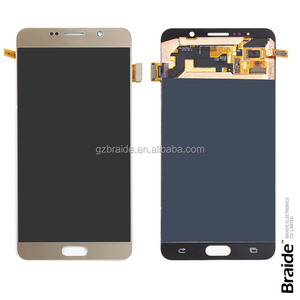 Calidad original blanco, plata, azul con marco teléfono móvil pantalla táctil LCD para Samsung Galaxy note 5 N920 - Product Image 1