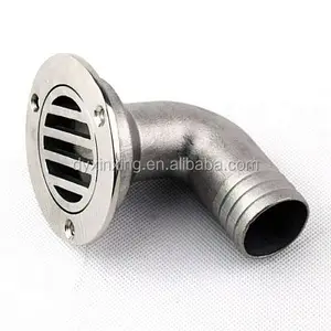 Boat accessories stainless steel Tank vent hot sales deck drain for boat /yacht