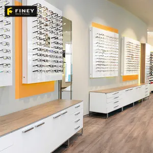 Modern lüks optik vitrin kabinleri gözlük dükkanı mobilya üreticileri