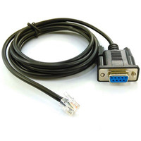 Câble de console de débogage et de mise à niveau du micrologiciel CARATAR DB9-RJX RS232 vers RJ11/RJ12/RJ45/RJ25/RJ9 USB 2.0 mâle