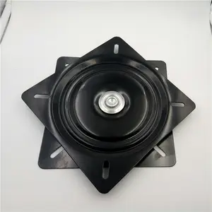 8 inch Chair swivel plates steel plate black ball bearing swivel