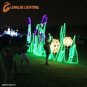 H:2.5m lễ hội ngoài trời đám cưới Halloween 3D trang trí ramadan Led hoa kỳ nghỉ bóng giáng sinh chuỗi Motif chiếu sáng - Product Image 2