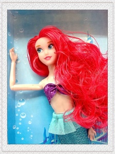 Hot Fashion Popular 30CM Princess ariel Dolls with Joint Moving Body Beautiful Gift Box Doll Vinyl Girl Gift Doll Toys Wholesale