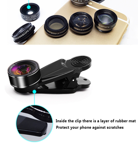 Nuovi prodotti Clip 7 in1 Smartphone Fish Eye Lens + grandangolare + Macro cellulare fotocamera Set Set di obiettivi fotografici <span class=keywords><strong>per</strong></span> <span class=keywords><strong>telefono</strong></span> cellulare - Product Image 4