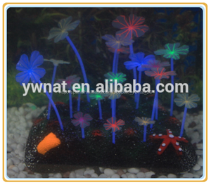 resina de gran crecimiento de coral artificial con flor de loto de silicona decration para el <span class=keywords><strong>acuario</strong></span> - Product Image 2