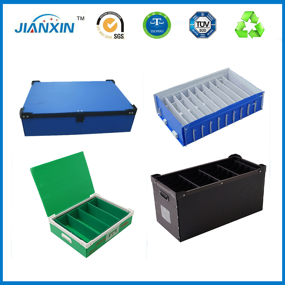 Plegable PP Material Plástico Corrugado bin