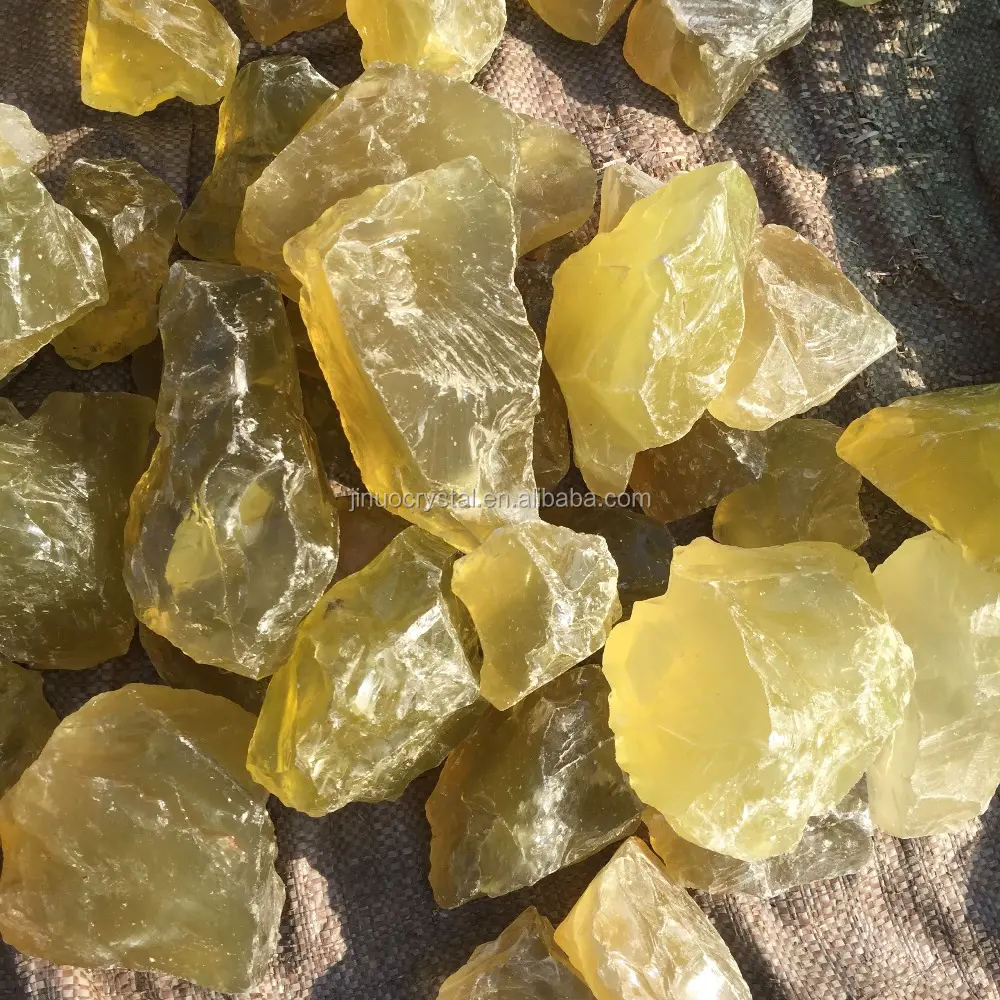 Pietra di cristallo di quarzo grezza citrino curativo di cristallo di quarzo grezzo giallo naturale all'ingrosso all'ingrosso per la decorazione