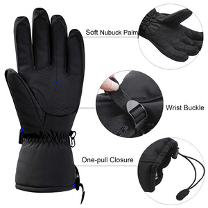 Imperméable à l'eau de Ski Pour Hommes Gants D'hiver <span class=keywords><strong>Thinsulate</strong></span> Chaude Snowboard Motoneige Gants Pour Temps Froid - Product Image 2