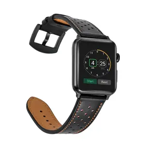 腕表皮革表带的Apple Watch Series 4 (44毫米/40毫米) 系列3/2/1 (42毫米/38毫米) 运动和版本皮革点)