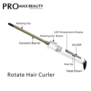 Baguette professionnelle de <span class=keywords><strong>curling</strong></span> automatique de cheveux de bigoudi de <span class=keywords><strong>petit</strong></span> pain mince de baril de marque de distributeur po - Product Image 5